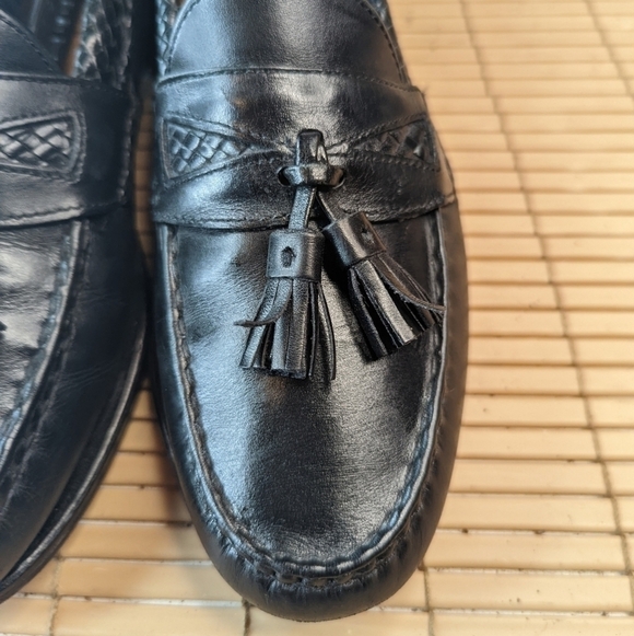 Allen Edmonds Men’s Size 8DMaxfield Dress Loafer Shoe Black Leather Tassels. Gre main image 10
